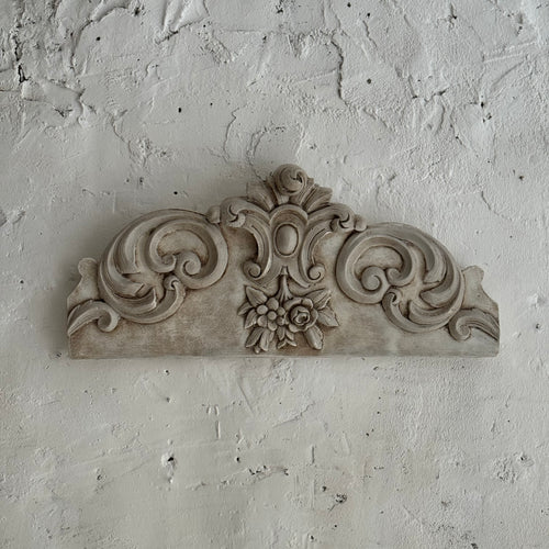 French Plaster Pediment