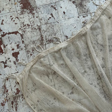 Load image into Gallery viewer, Late 19th Century French Filet Lace Curtain with Cherub Motif