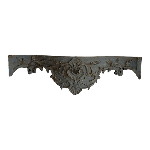 Late 19th Century French Wooden Pediment