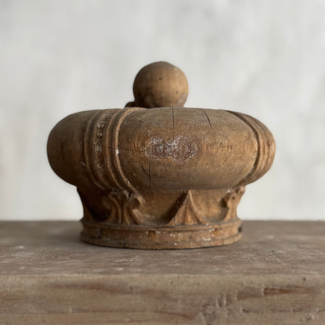 19th Century French Wooden Crown