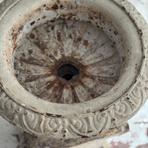 19th Century French Cast Iron Urn