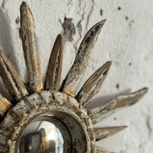 Load image into Gallery viewer, Late 19th Century French Convex Sunburst Mirror