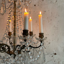 Load image into Gallery viewer, 19th Century French 6-Arm Candle Chandelier