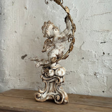 Load image into Gallery viewer, Early 19th Century Italian Wooden Putti Candelabra