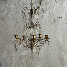 Load image into Gallery viewer, Late 19th Century French 5-Arm Candle Chandelier