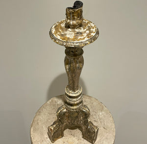 Early 19th Century French Silver Gilt Candlestick