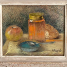 Load image into Gallery viewer, Early 20th Century French Pastel on Canvas Still Life by A. Marchand