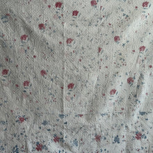 Load image into Gallery viewer, 19th Century French Hand-Quilted Floral Boutis Quilt