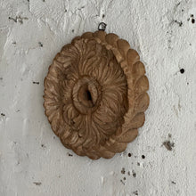 Load image into Gallery viewer, Late 19th Century French Wooden Ceiling Rose