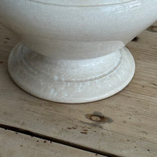 Load image into Gallery viewer, French Opaque De Sarreguemines Ironstone Soupière Base with Acanthus Decoration
