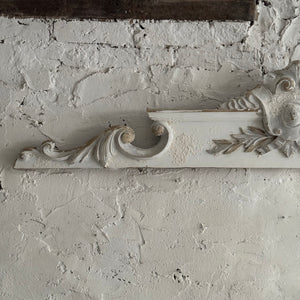 Late 19th Century French Wooden Pediment