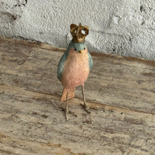 Load image into Gallery viewer, Handmade Crowned Bird Sculpture by a Parisian Artist