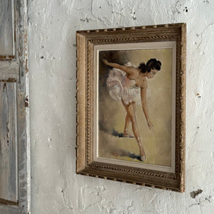 Late 19th Century French Ballerina Painting