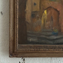 Load image into Gallery viewer, Late 19th-Century Pastel of a Mediterranean Street Scene