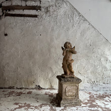 Load image into Gallery viewer, Late 19th Century French Putti Statue On Plinth