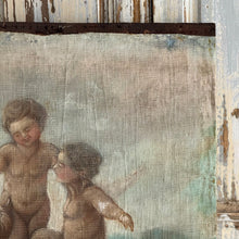 Load image into Gallery viewer, 19th Century French Putti Canvas On Board Painting