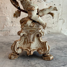 Load image into Gallery viewer, Pair Of Early 19th Century Italian Wooden Putti Candelabra