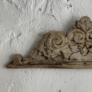 19th Century French Wooden Pediment