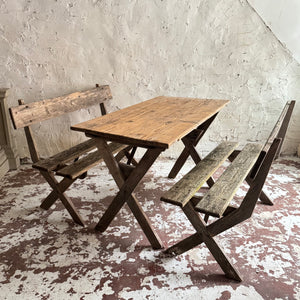 Late 19th Century French Table & Benches