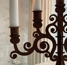 Load image into Gallery viewer, Rustic Decorative Candelabra