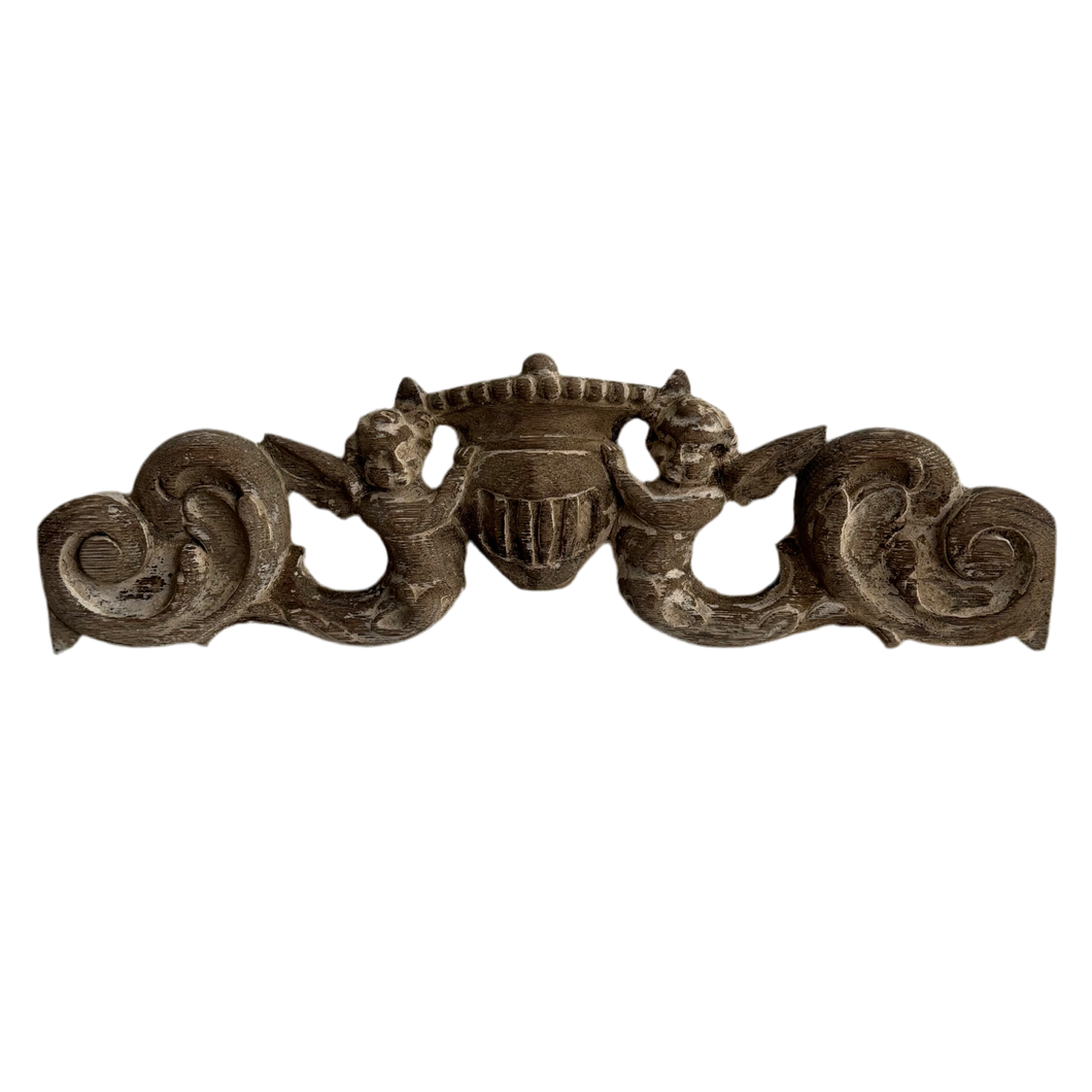 Late 19th Century French Putti Carving