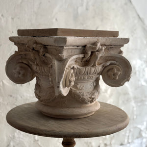 Late 19th Century French Plaster Capital