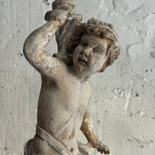 Load image into Gallery viewer, Early 19th Century French Wooden Statue/Candlestick