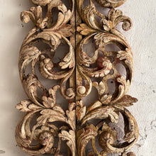 Load image into Gallery viewer, Late 18th Century Italian Wooden Candle Appliqué