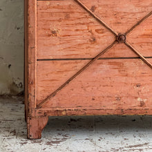 Load image into Gallery viewer, 19th Century French Painted Pine Tambour Bread Cupboard