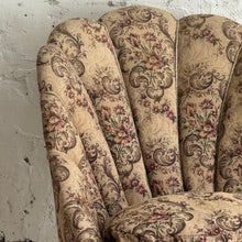 Load image into Gallery viewer, Antique French-Style Scallop-Back Salon Chair, Circa 1900