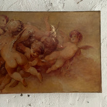 Load image into Gallery viewer, Early 19th Century French Putti Painting On Canvas