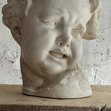 Load image into Gallery viewer, Late 19th Century French Plaster Putti Head