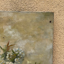 Load image into Gallery viewer, 19th Century Attributed to Edmond van Coppenolle (1846–1914) – Blossom in a Blue Faience Vase, Oil on Canvas