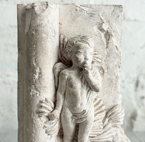 Late 19th Century French Plâtre Putti Fragment