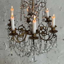Load image into Gallery viewer, Early 19th Century French 6-Arm Candle Chandelier