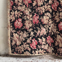 Load image into Gallery viewer, 19th Century French Hand-Quilted Floral Quilt / Boutis