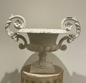 20th Century French Cast Iron Urn