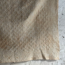 Load image into Gallery viewer, Late 19th Century French Hand Quilted Floral Boutis Quilt