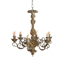 Load image into Gallery viewer, Late 19th Century Italian Candle Chandelier