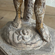 Load image into Gallery viewer, Early 19th Century French Wooden Statue/Candlestick