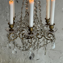 Load image into Gallery viewer, Late 19th Century French Belle Époque 6-Arm Candle Chandelier
