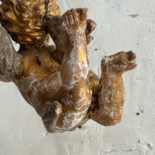 Load image into Gallery viewer, Early 19th Century Italian Carved Flying Cherub
