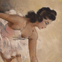 Load image into Gallery viewer, Late 19th Century French Ballerina Painting