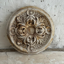 Load image into Gallery viewer, Late 19th Century French Plaster Ceiling Rose