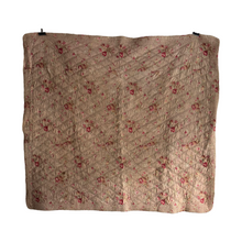 Load image into Gallery viewer, 19th Century French Boutis Floral Quilt