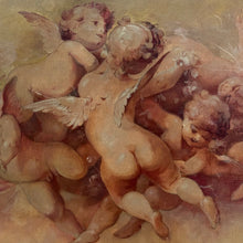 Load image into Gallery viewer, Early 19th Century French Putti Painting On Canvas