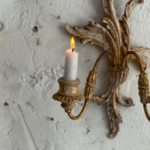 Load image into Gallery viewer, Late 19th Century French Candle Appliqué