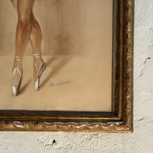 Load image into Gallery viewer, Late 19th Century French Ballerina Pencil Drawing