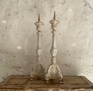 Pair Of Late 18th Century French Candlesticks
