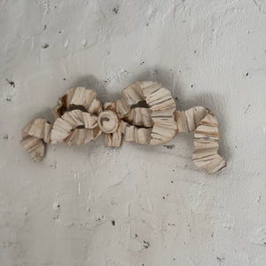 19th Century French Carved Wooden Bow